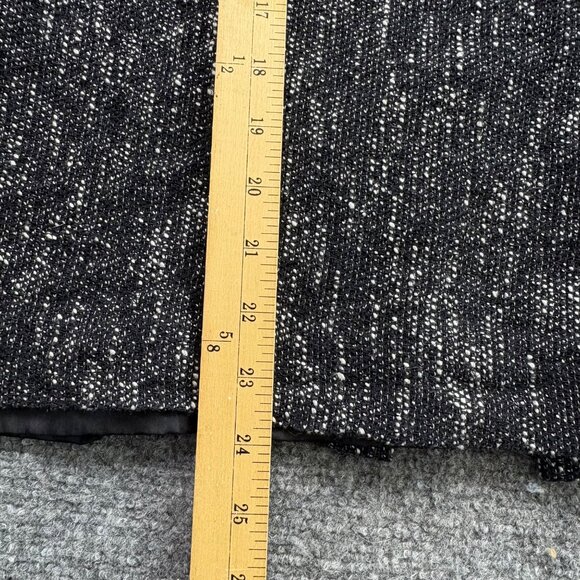 Talbots Skirt Womens 12‎ Black & White Tweed Pencil Academia professional career - Picture 7 of 12